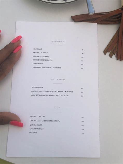 fendi cafe|dior cafe miami menu prices.